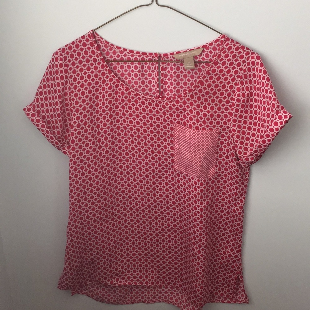 Banana Republic pink shirt